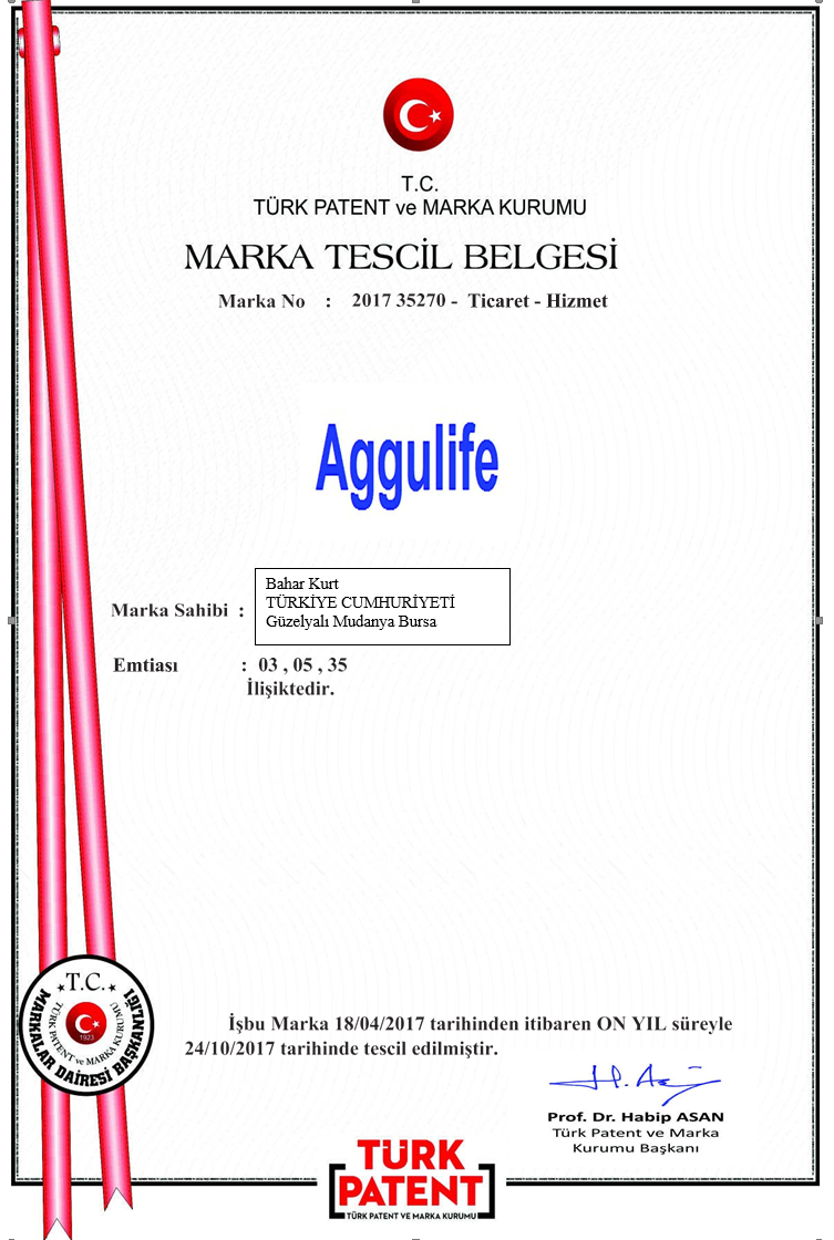 Aggulife Tescil