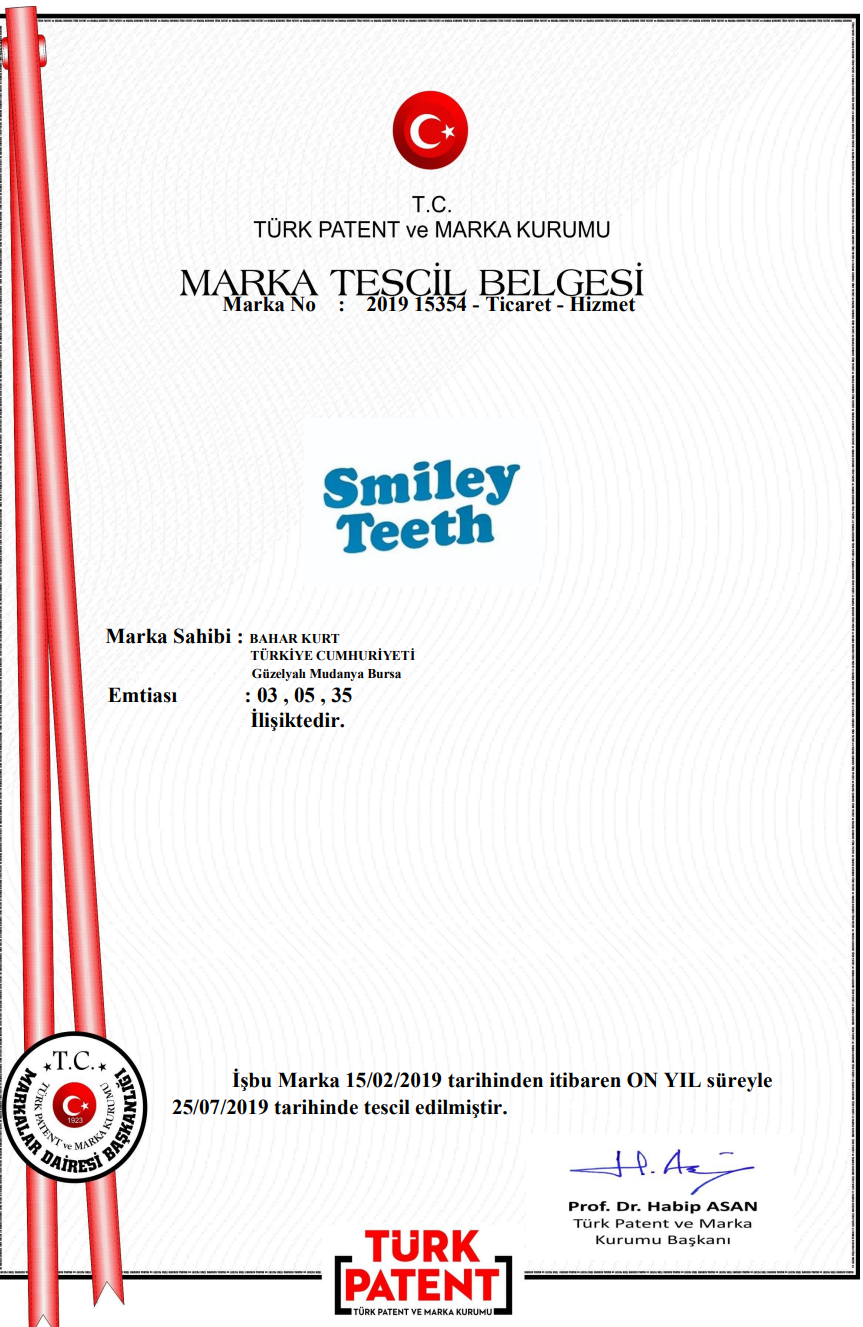 Smiley Teeth Tescil